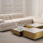 Eichholtz Modular Sofa Dean - Ottoman a loose seat or place it in front of the sofa to create a chaise