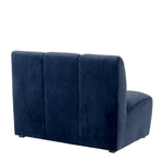 Eichholtz Modular Sofa Lando straight or a snug C-shaped seater. This straight piece in Savona midnight blue is a perfect