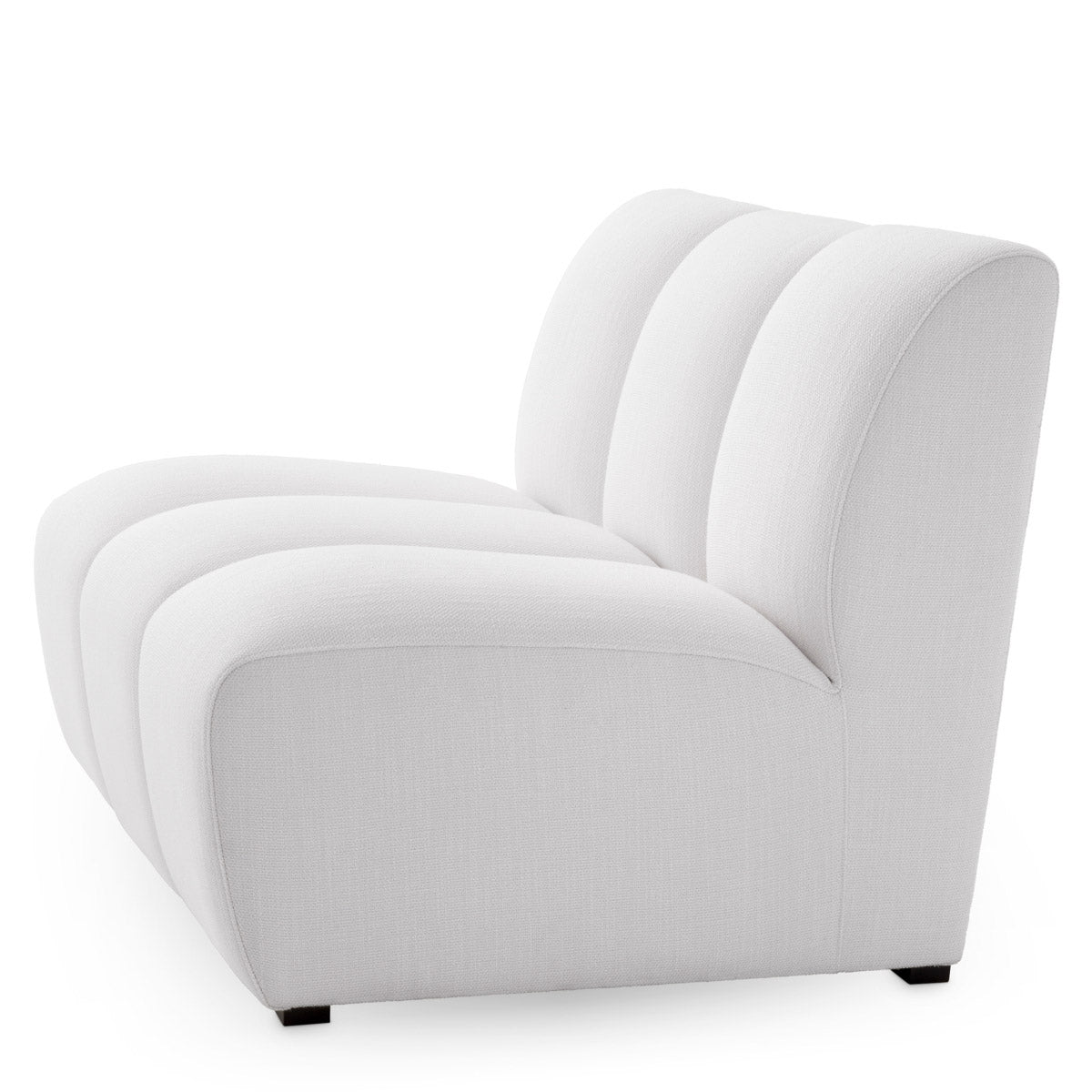Eichholtz Modular Sofa Lando straight or a snug C-shaped seater. This straight piece in Savona white is a perfect base