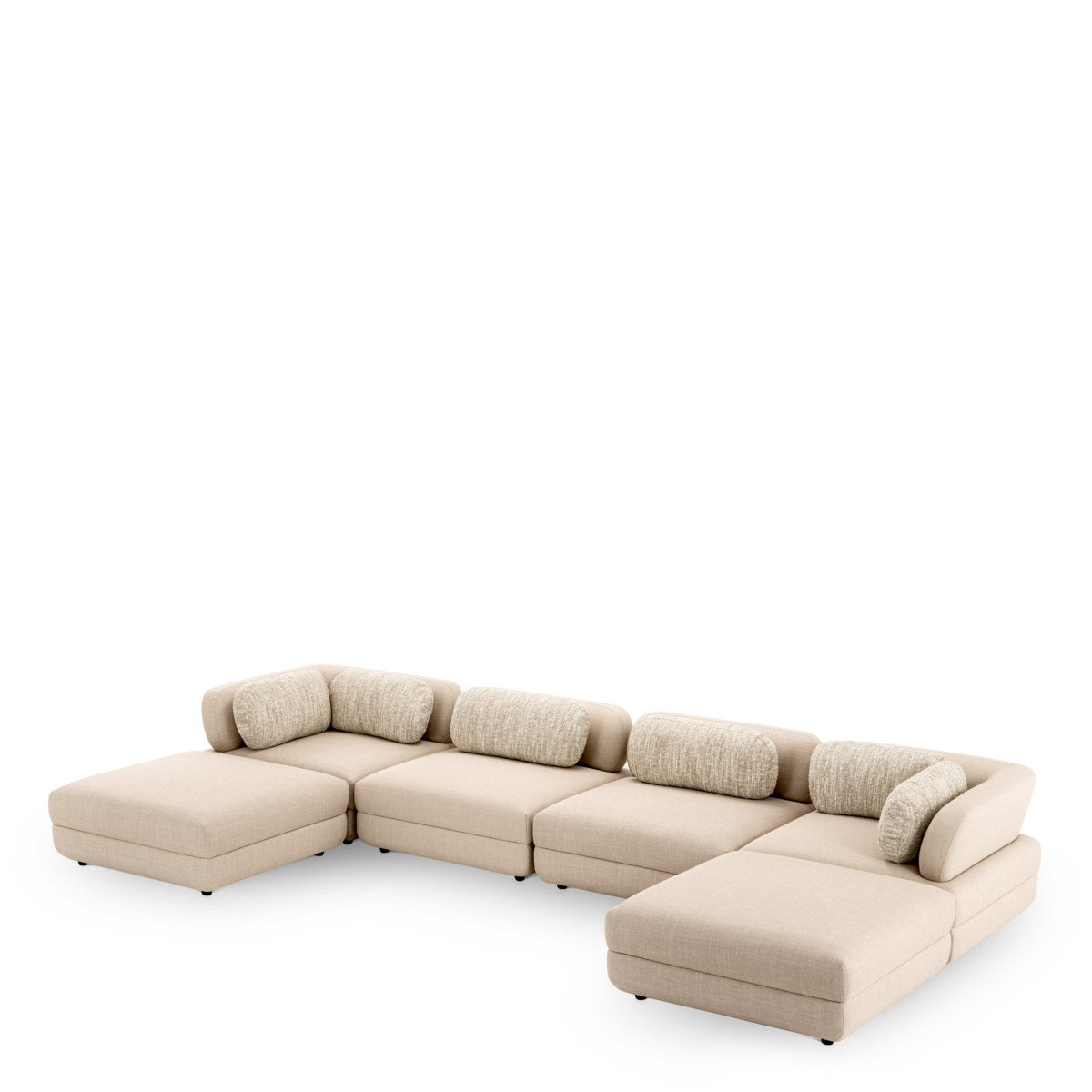 Eichholtz Modular Sofa Paulo - Ottoman warm, contemporary atmosphere that feels both elegant and relaxed. Modular Sofa Paulo - Ottoman Cr...