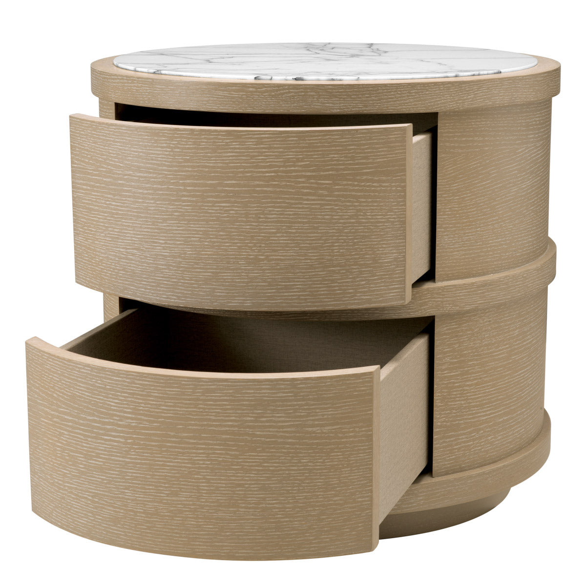 Eichholtz Nightstand Cabana round Nightstand Cabana effortlessly combines organic textures with opulent materials, creating a harmonious...