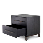 Eichholtz Nightstand Canova This sleek and modern side table with two drawers can also serve as a nightstand.