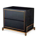 Eichholtz Nightstand Hazel Nightstand Hazel is a chic and organised bedside table. Wrapped in a charcoal oak veneer