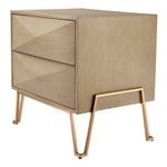 Eichholtz Nightstand Highland furniture from the 1950s, the Eichholtz Washed Oak Veneer series grants your home interior a