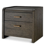 Eichholtz Nightstand Joane Discover the Joane Nightstand in alluring mocha oak veneer, where elegance meets utility. Its sleek