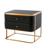 Eichholtz Nightstand Monfort With its seductive curves and vintage look, the 2-drawer Monfort Nightstand is a must-have in