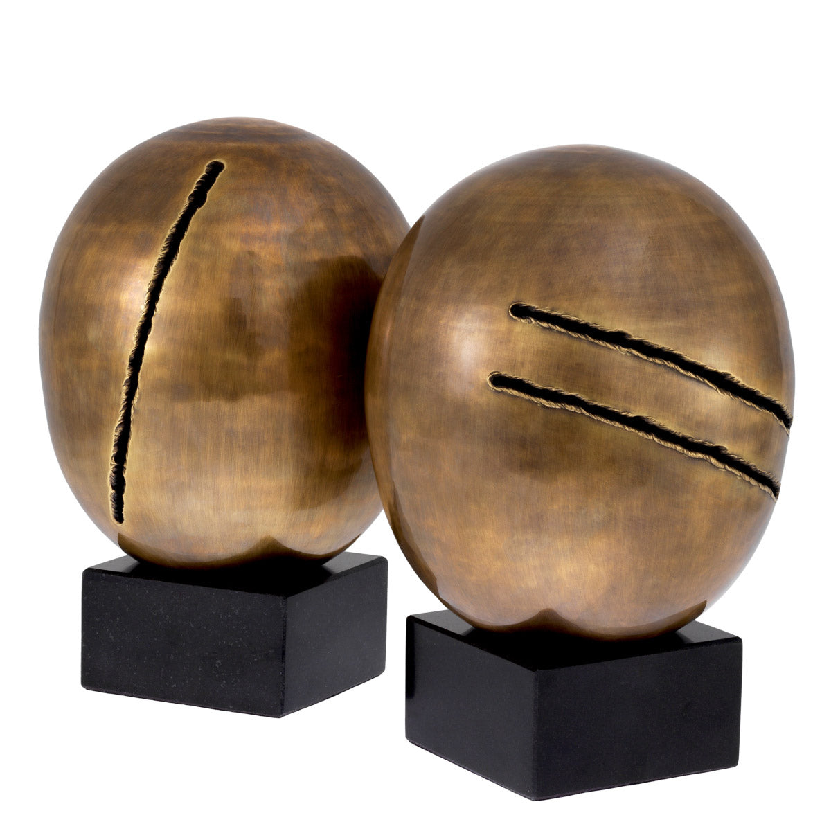 Eichholtz Object Artistic set of 2 nostalgia and sophistication. Perfect for enhancing the aesthetic of any space, the Artistic Object Set