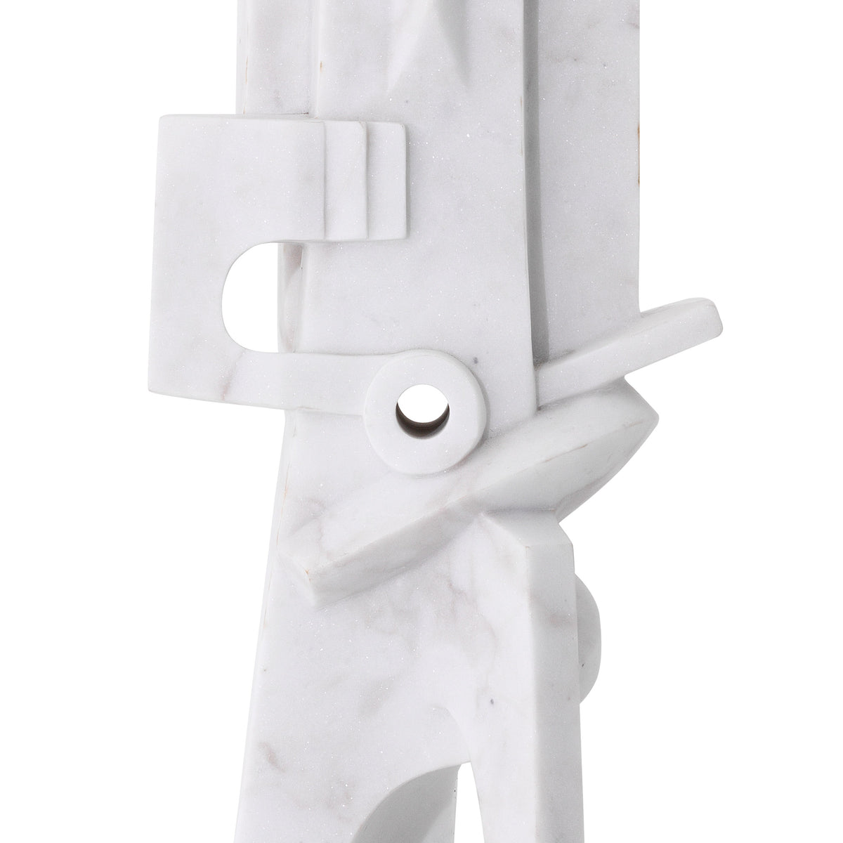 Eichholtz Object Atticus with the white marble Atticus Object. This striking abstract sculpture evokes associations with famous works
