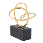 Eichholtz Object Frank your interior. Symbolising infinity, the object has a free flowing shape with a gold finish.