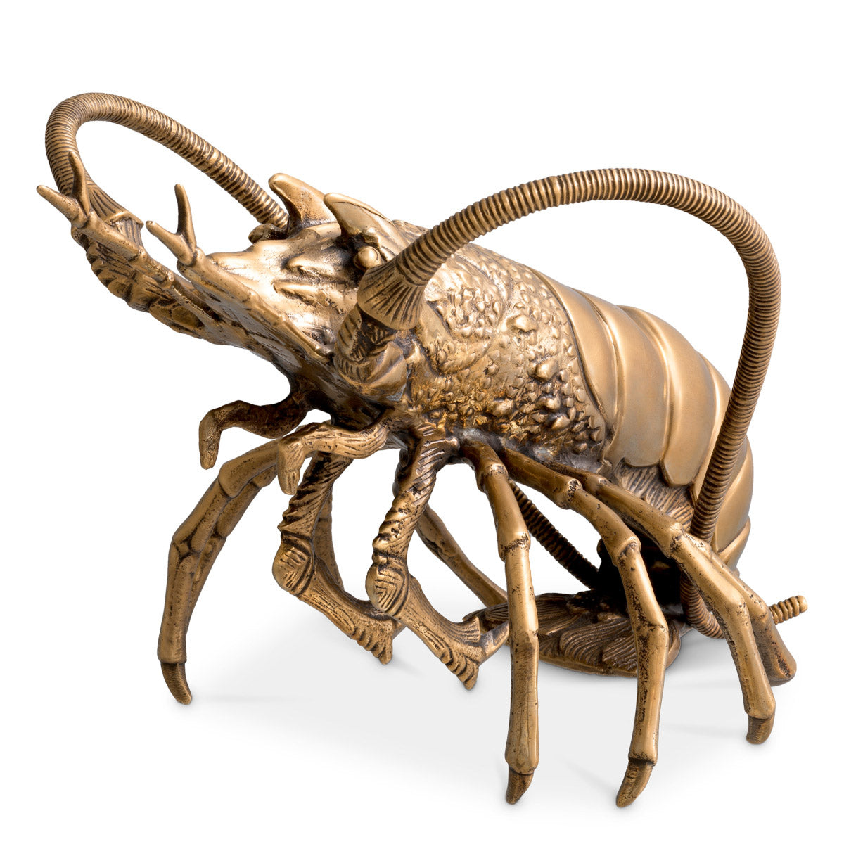 Eichholtz Object Lobster Dive into opulence with Eichholtz's Lobster Object, a sophisticated brass sculpture with a vintage finish