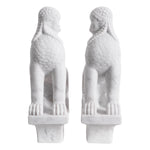 Eichholtz Object Sphinx set of 2 and veining. These sphinxes once graced the grave shaft of Philinos or Thalinos during the