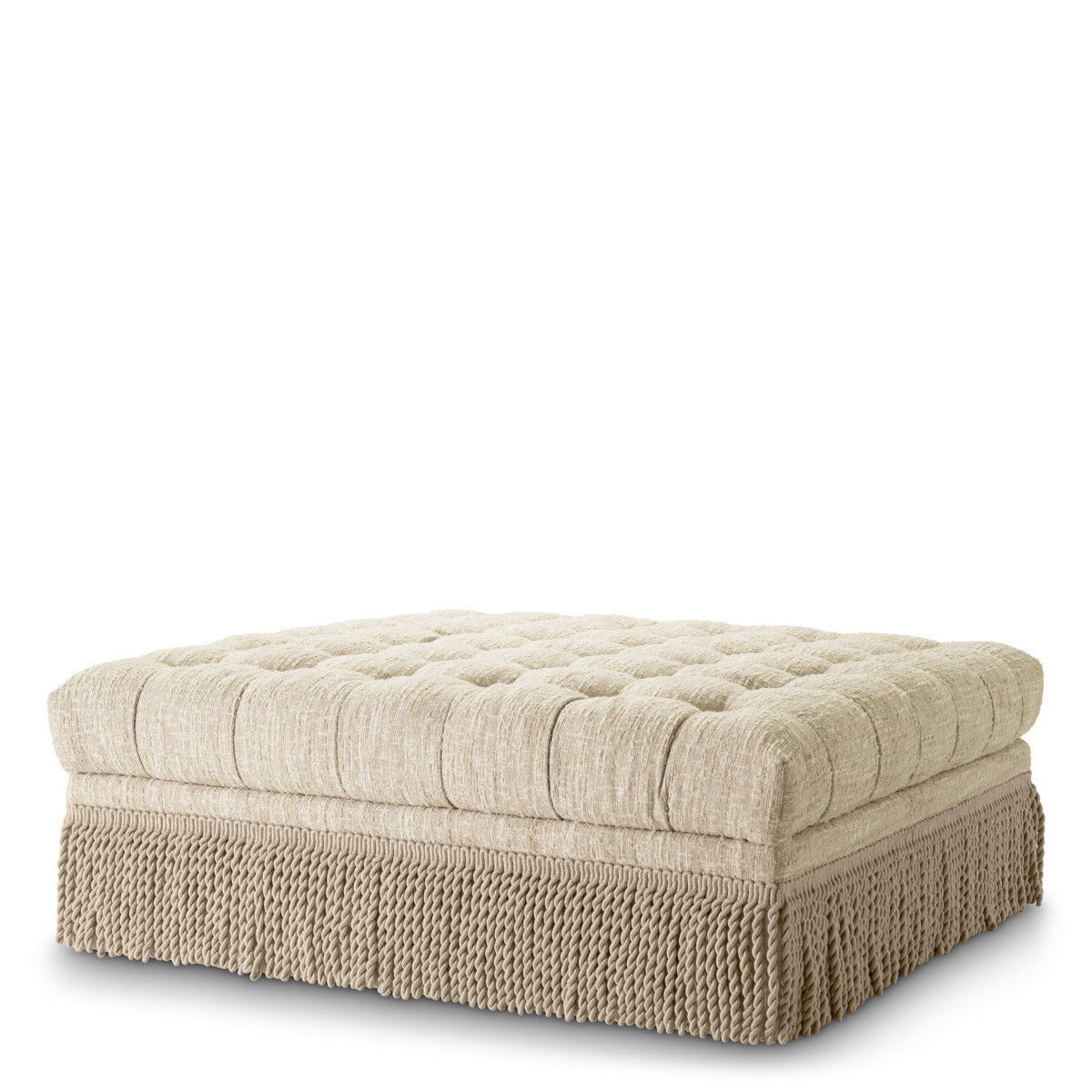 Eichholtz Ottoman Dorantes The Dorantes Ottoman is a charming and elegant piece that adds a touch of luxury
