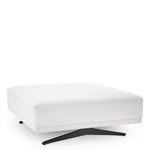 Eichholtz Ottoman Endless space in your home. Its cushioned top has a crisp avalon white upholstery and offers