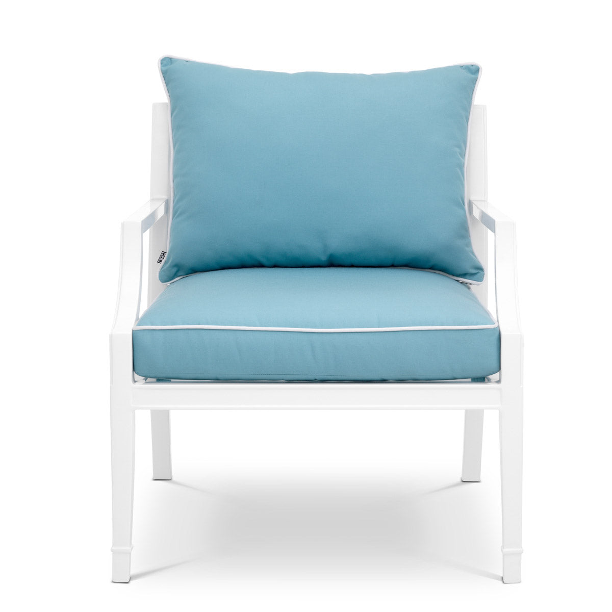 Eichholtz Outdoor Chair Bella Vista conservatory or outdoor living space. With its sophisticated look, white finish frame and plush cushions