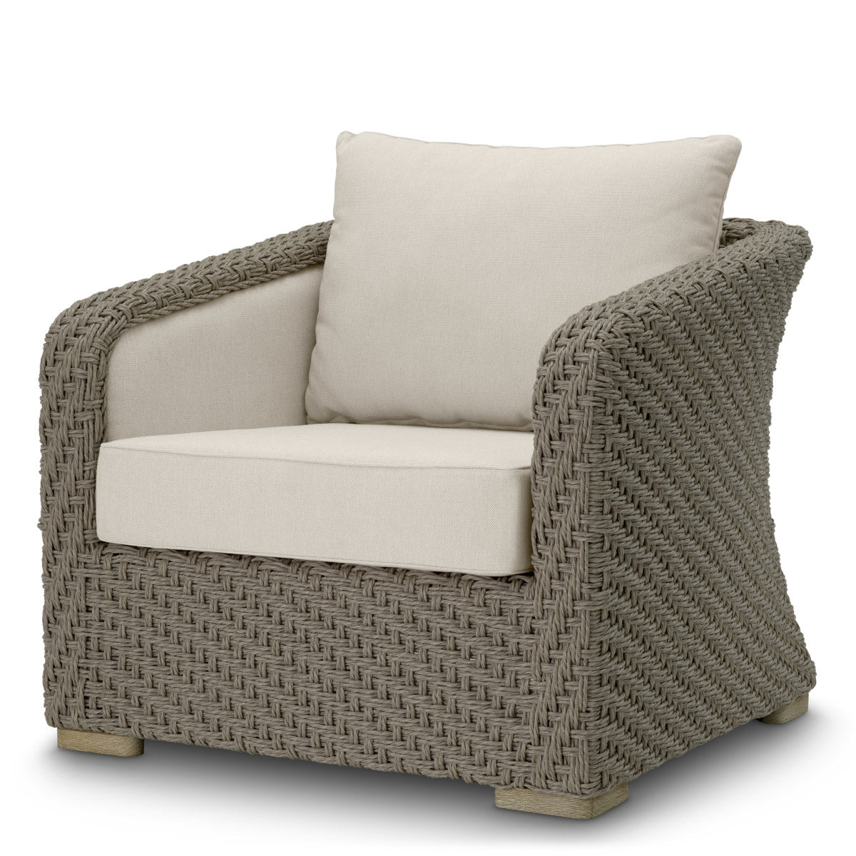 Eichholtz Outdoor Chair Bryson Enhance your outdoor sanctuary with the Bryson Outdoor Chair. Featuring luxurious faux woven rattan in