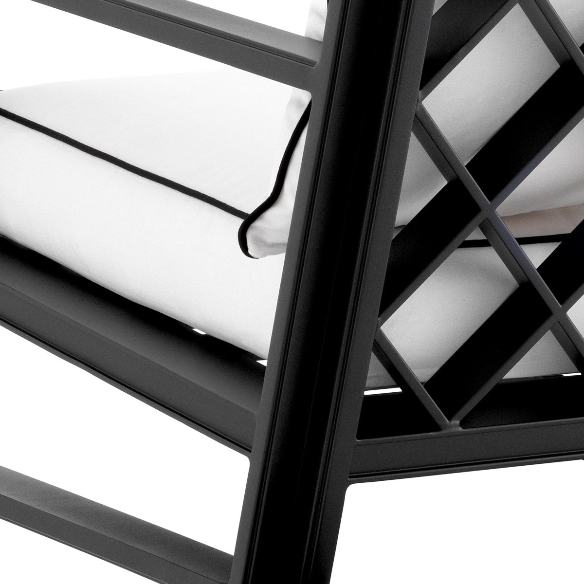 Eichholtz Outdoor Chair Como materials for a statement in any luxury interior. Dimensions W 27.5" D 34.5" H 30.5"