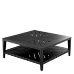Eichholtz Outdoor Coffee Table Bell Rive square frame, this attractive coffee table with openwork tabletop and lower shelf will make a great