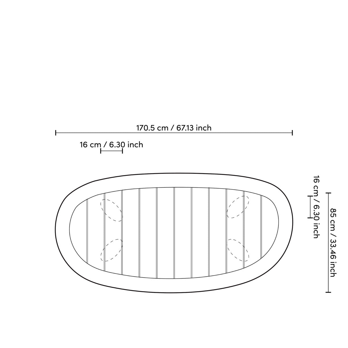 Eichholtz Outdoor Coffee Table Free Form H 13.5" Expertly made for enduring style and everyday elegance. Contact our Las Vegas showroom