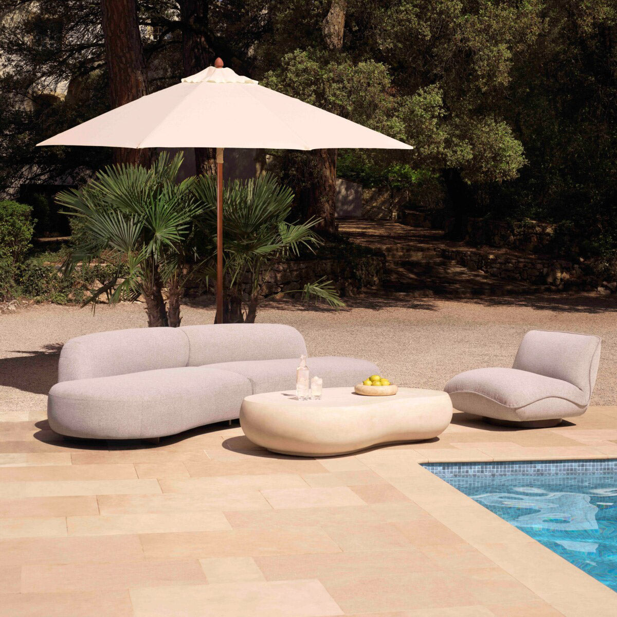 Eichholtz Outdoor Coffee Table Prime with elevated materials for a statement in any luxury interior. Dimensions W 63.0" D 40.5"