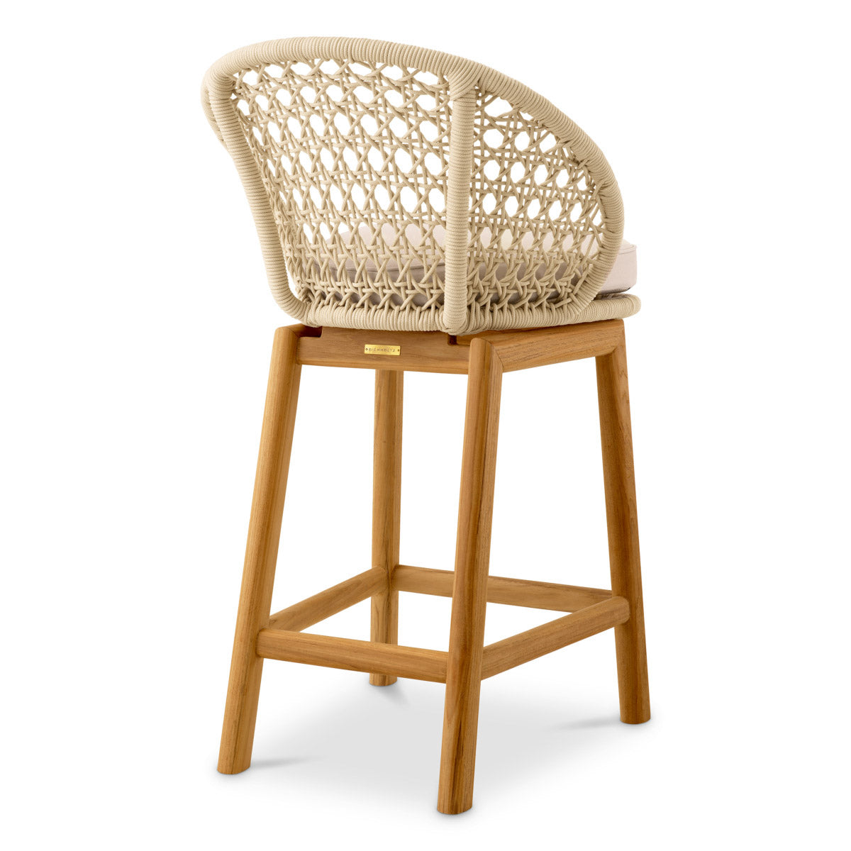 Eichholtz Outdoor Counter Stool Trinity detailing and artisan craftsmanship render it a standout piece in any outdoor setting. Discover the