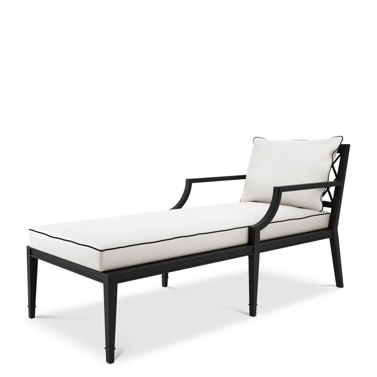 Eichholtz Outdoor Daybed Bella Vista Made from heavy duty materials, the Bella Vista Chaise Longue is a stylish addition to