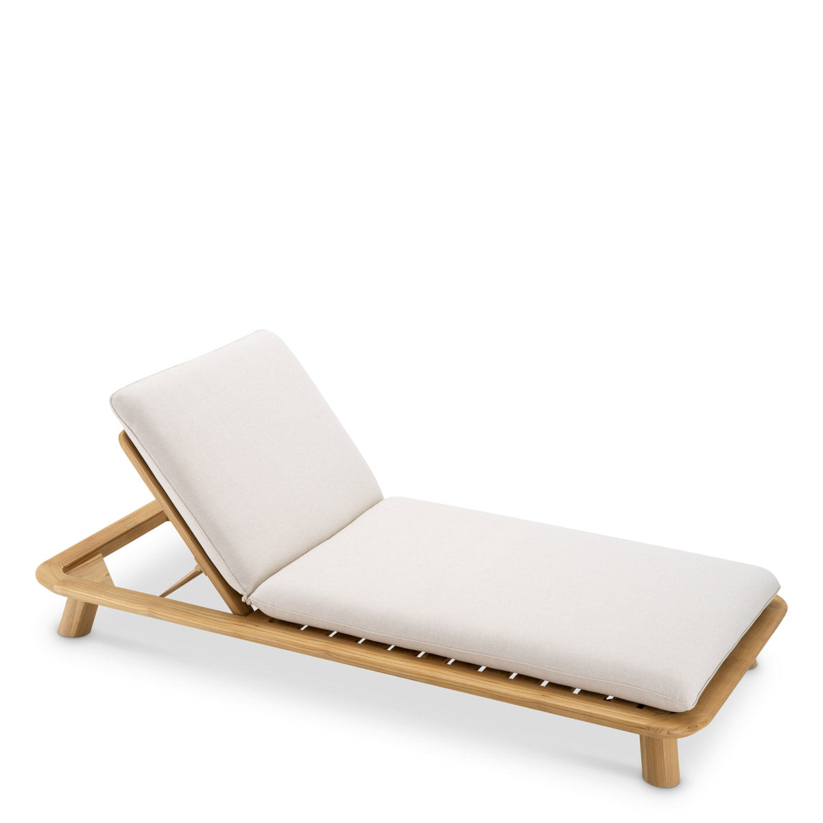 Eichholtz Outdoor Daybed Weston Single Enhance your outdoor oasis with the Weston Single Daybed. Crafted from natural teak and adorned