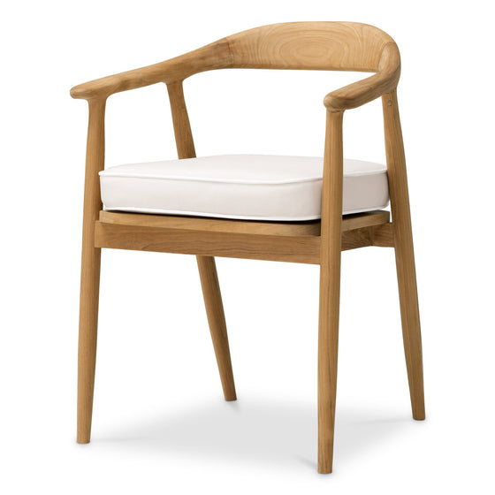 Eichholtz Outdoor Dining Chair Beale Transform your outdoor space with the Outdoor Dining Chair Beale, a blend of natural teak