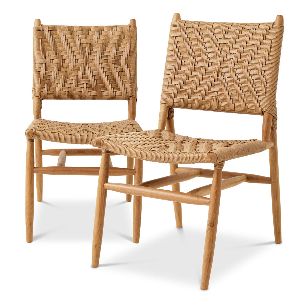 Eichholtz Outdoor Dining Chair Laroc set of 2 Presenting the Laroc Outdoor Dining Chair, a set of two chairs that beautifully combines el...