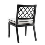 Eichholtz Outdoor Dining Chair Paladium finish frame, this attractive dining chair is sure to be a stylish and practical addition