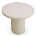 Eichholtz Outdoor Side Table Vitalis cream color makes it ideal for both indoor and outdoor use, and its matte dry