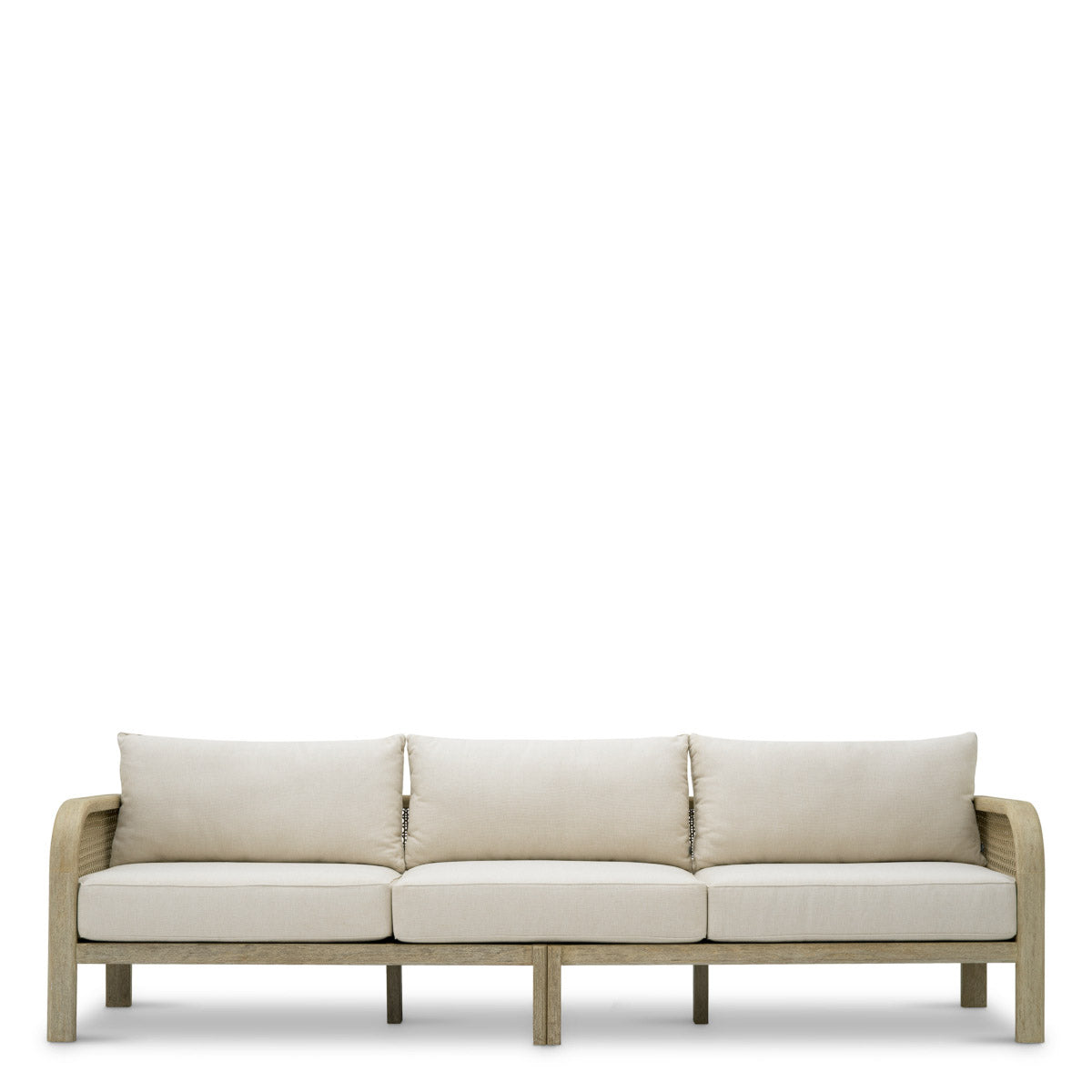 Eichholtz Outdoor Sofa Julian L any luxury interior. Dimensions W 111.5" D 34.0" H 34.5" Expertly made for enduring style