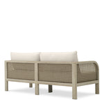Eichholtz Outdoor Sofa Julian S plush fabric invites relaxation in any outdoor haven, while its refined design caters to the