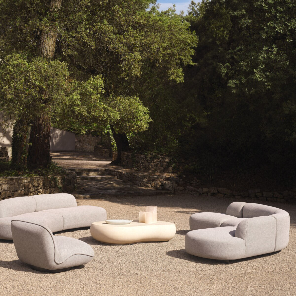 Eichholtz Outdoor Sofa BjÃ¶rn L touch. The BjÃ¶rn outdoor sofa L comes with covers for protection when not in use,