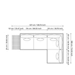 Eichholtz Outdoor Sofa Royal Palm pairs refined design with elevated materials for a statement in any luxury interior. Dimensions W