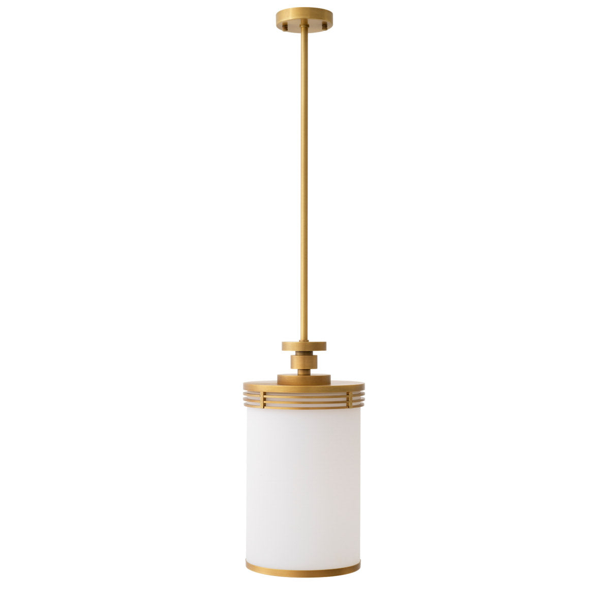 Eichholtz Pendant Fayence while the delicate white glass shade exudes a soft, diffused light that creates a serene