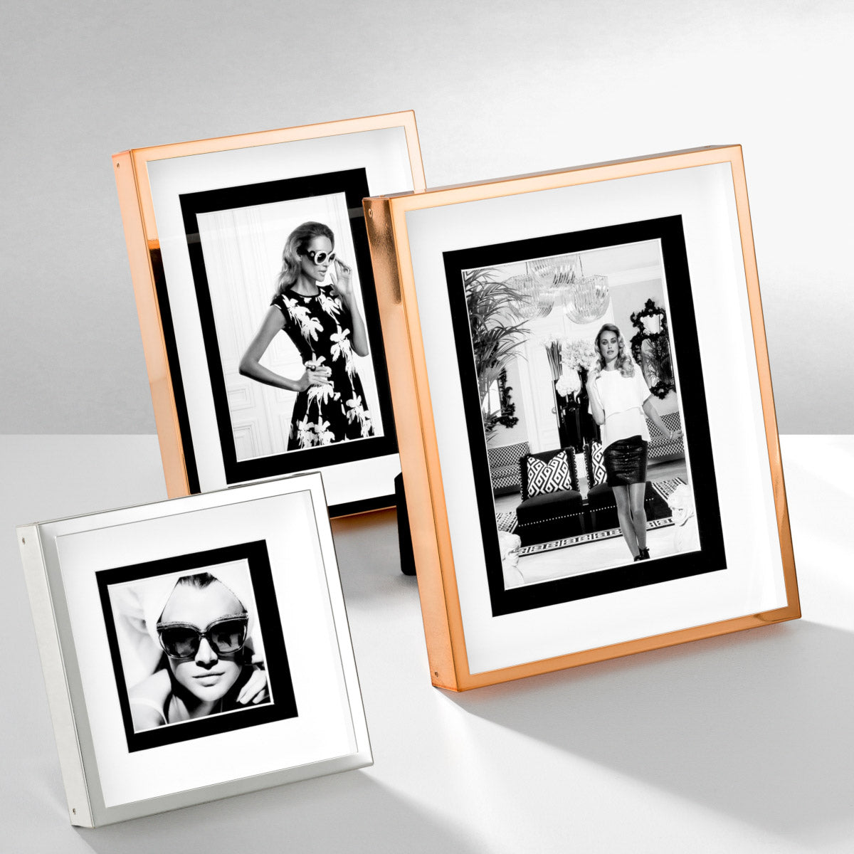 Eichholtz Picture Frame Gramercy L L Picture Frame. This rectangular frame in rose gold finish has a simple contemporary design