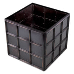 Eichholtz Planter Grid M outdoor spaces. The intricate grid pattern adds an artistic touch, elevating your plant display to