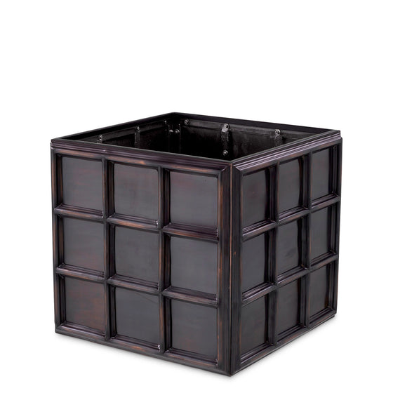 Eichholtz Planter Grid S Introducing the versatile Planter Grid, where vintage elegance meets functional design. With its antique bronze