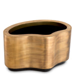 Eichholtz Planter Monza with the vintage brass finish, provides a unique furnishing solution for any contemporary living space.