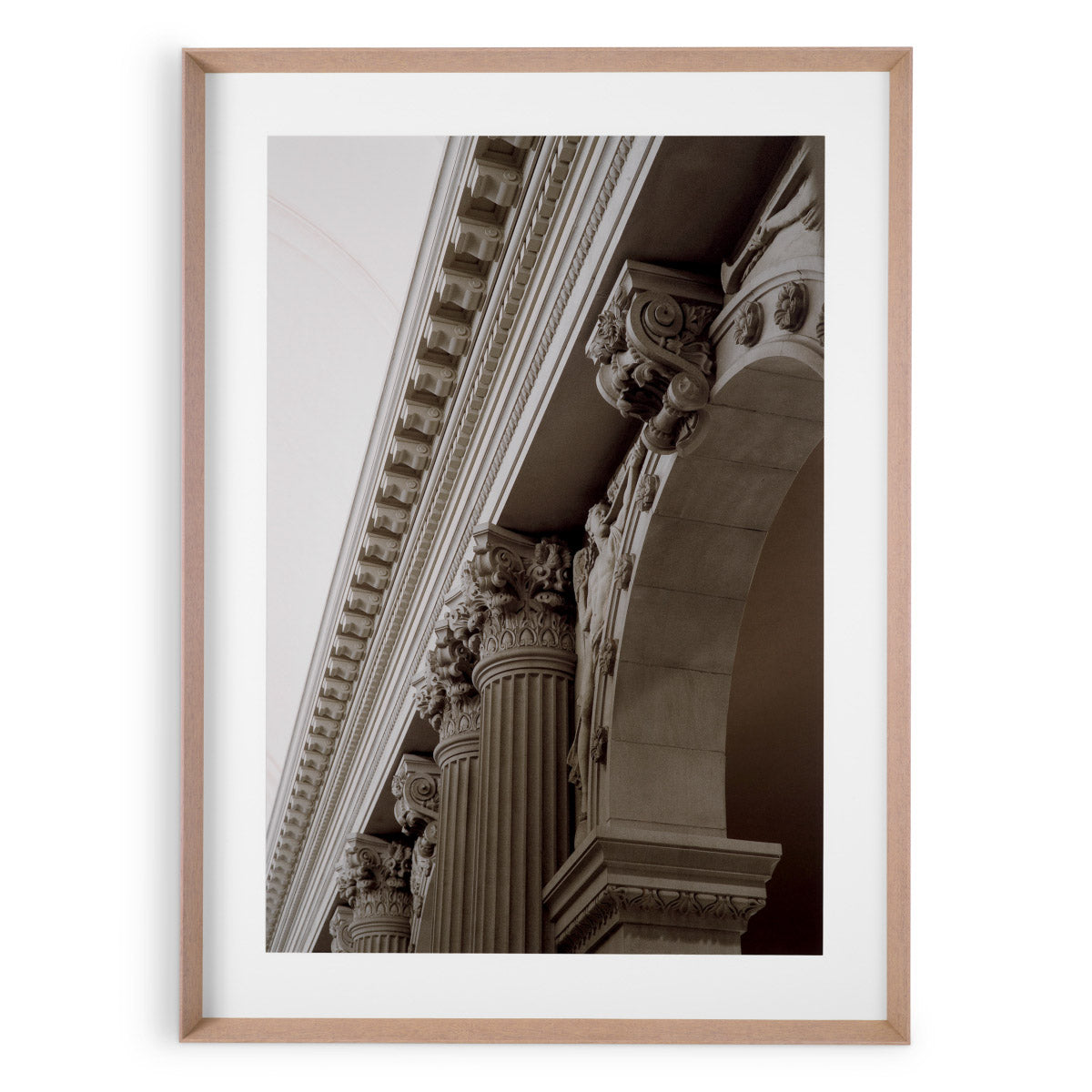 Eichholtz Print 4 Interior "Print 4 Interior" by Eichholtz offers a mesmerizing view of the architectural curves within The