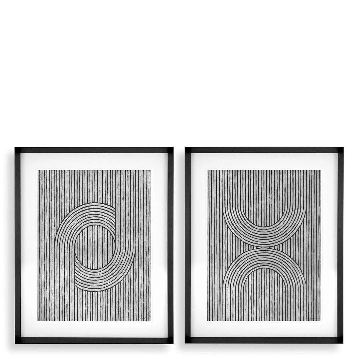 Eichholtz Print Cedar grooves set of 2 0 Print Cedar grooves set of 2 Crafted by Eichholtz this print pairs refined design