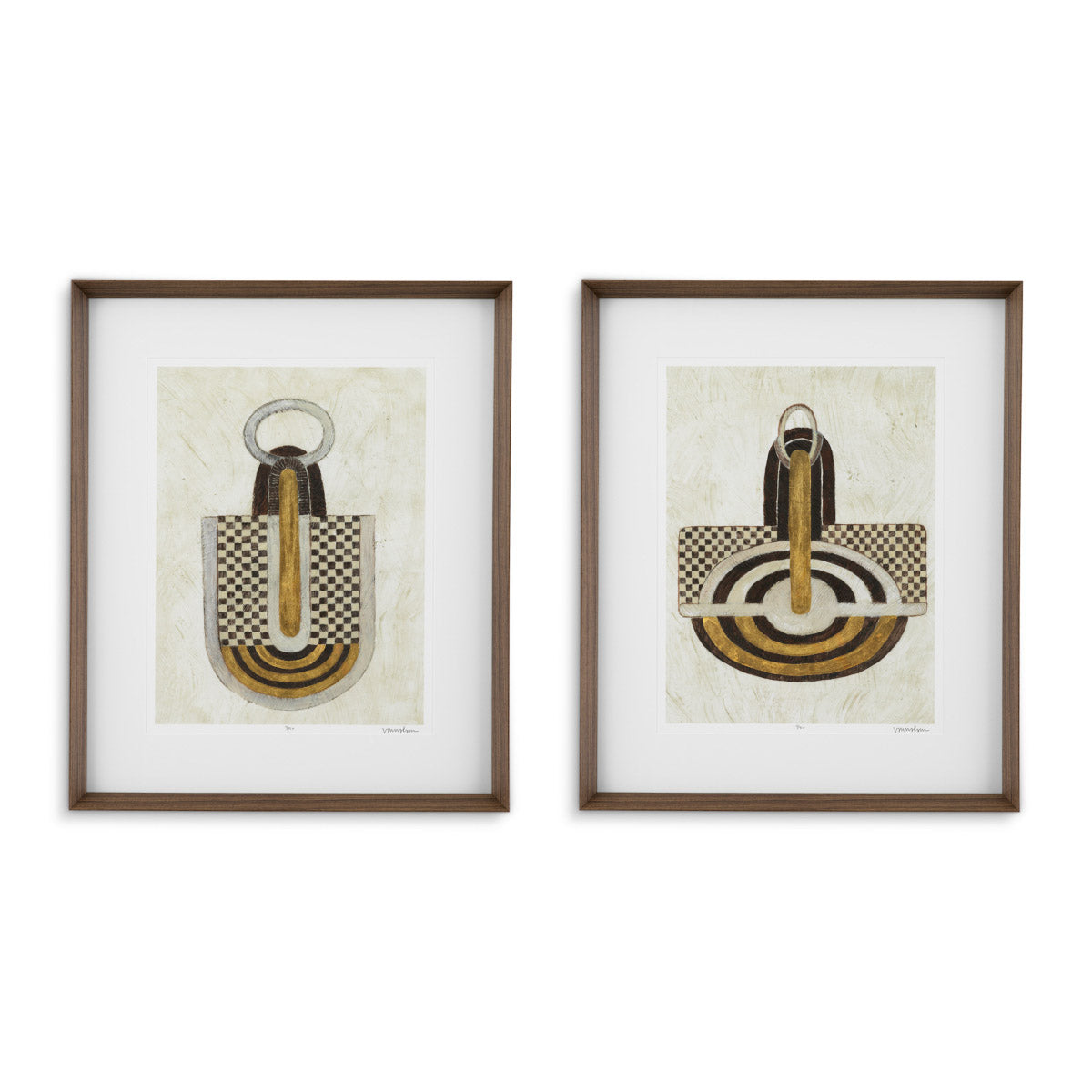 Eichholtz Print Objet d'Art by Vanna Lam set of 2 Immerse yourself in the allure of "Print Objet d'Art" by Vanna Lam. This limited-editio...