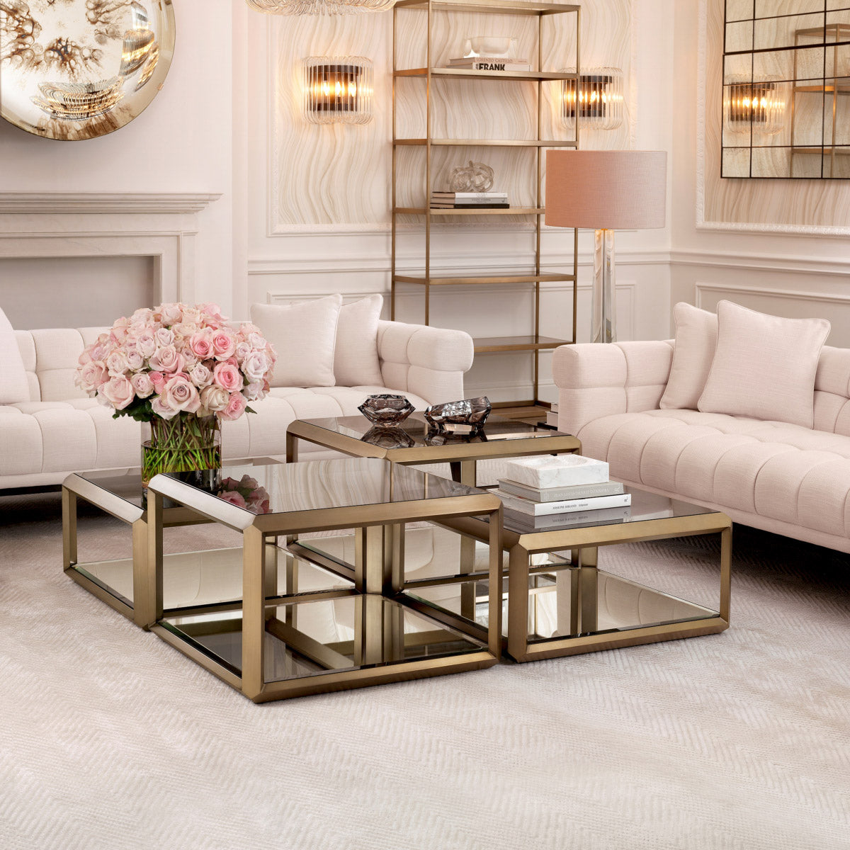 Eichholtz Rug Herringbone 200 x 300 cm dÃ©cor. It is handwoven of 100% viscose, a natural synthetic fibre. Viscose carpets have a