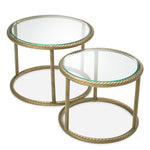 Eichholtz Side Table Addison set of 2 details, enhancing its timeless appeal and making it a perfect complement to any interior style.