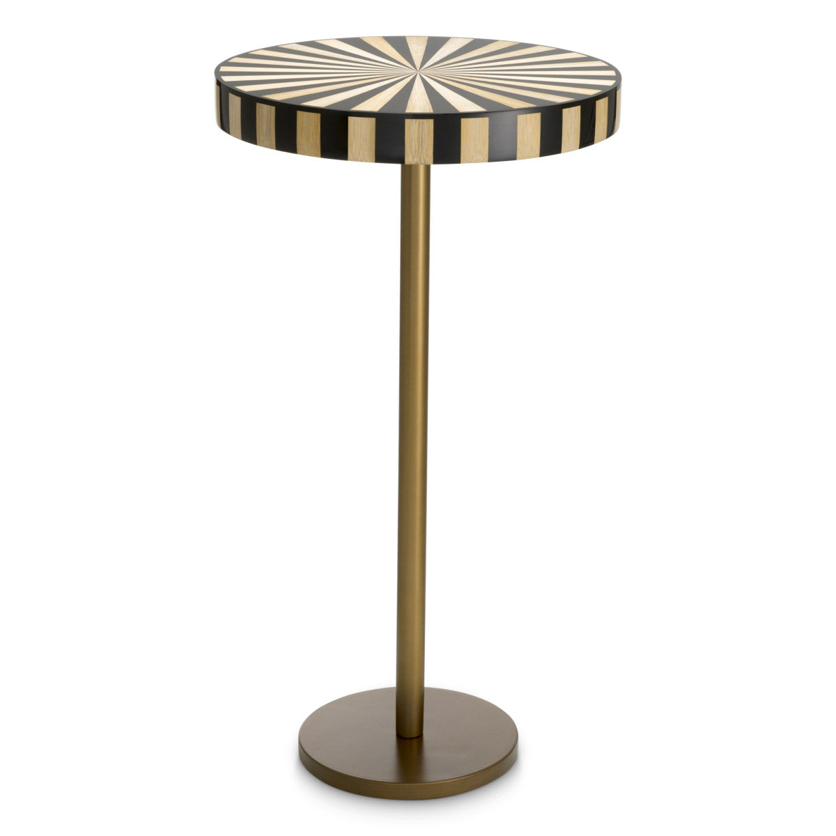 Eichholtz Side Table Albany Elevate your décor with the Albany Side Table, featuring an elegant antique brass finish. Its