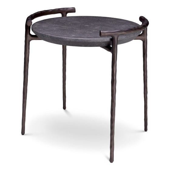 Eichholtz Side Table Arca Introducing the Arca Side Table, a captivating blend of style and nature's artistry. Crafted with