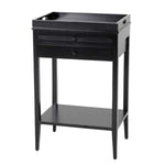 Eichholtz Side Table Broomer Complete your lounge or bedroom interior in style with the Broomer Side Table. This black