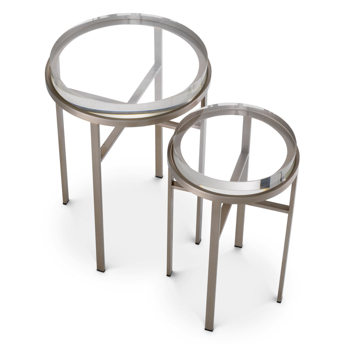 Eichholtz Side Table Hoxton set of 2 touch, perfect for enhancing luxury spaces. This dynamic duo creates an effortlessly chic statement in