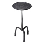 Eichholtz Side Table Kubu L out of wood, but it was crafted from metal and provided with a bronze finish.