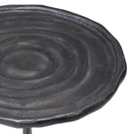 Eichholtz Side Table Kubu L edge and a relief that reminds one of year rings in a tree trunk. Side